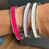 Sample sale | new with defect | Silver plated Signature bangles