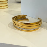 SAMPLE (Second) - flexible engraved bracelet skinny