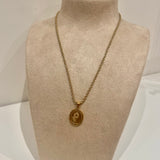 SAMPLE (New) - Gold 'Rose' Pendant