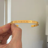Women's Handwriting Bracelet