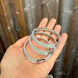 Sample sale | New with defect | Rainbow bangle silver