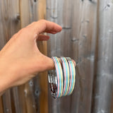 Sample sale | New with defect | Rainbow bangle silver