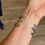 Sample sale | Sample | Animal print cuff - silver