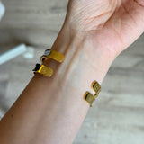 Sample sale | Sample | Animal print cuff - gold