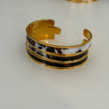 Sample sale | Sample | Animal print cuff - gold