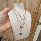 SAMPLE (New) - Matte Spinning Disc Necklaces
