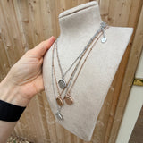 SAMPLE (New) - Matte Spinning Disc Necklaces