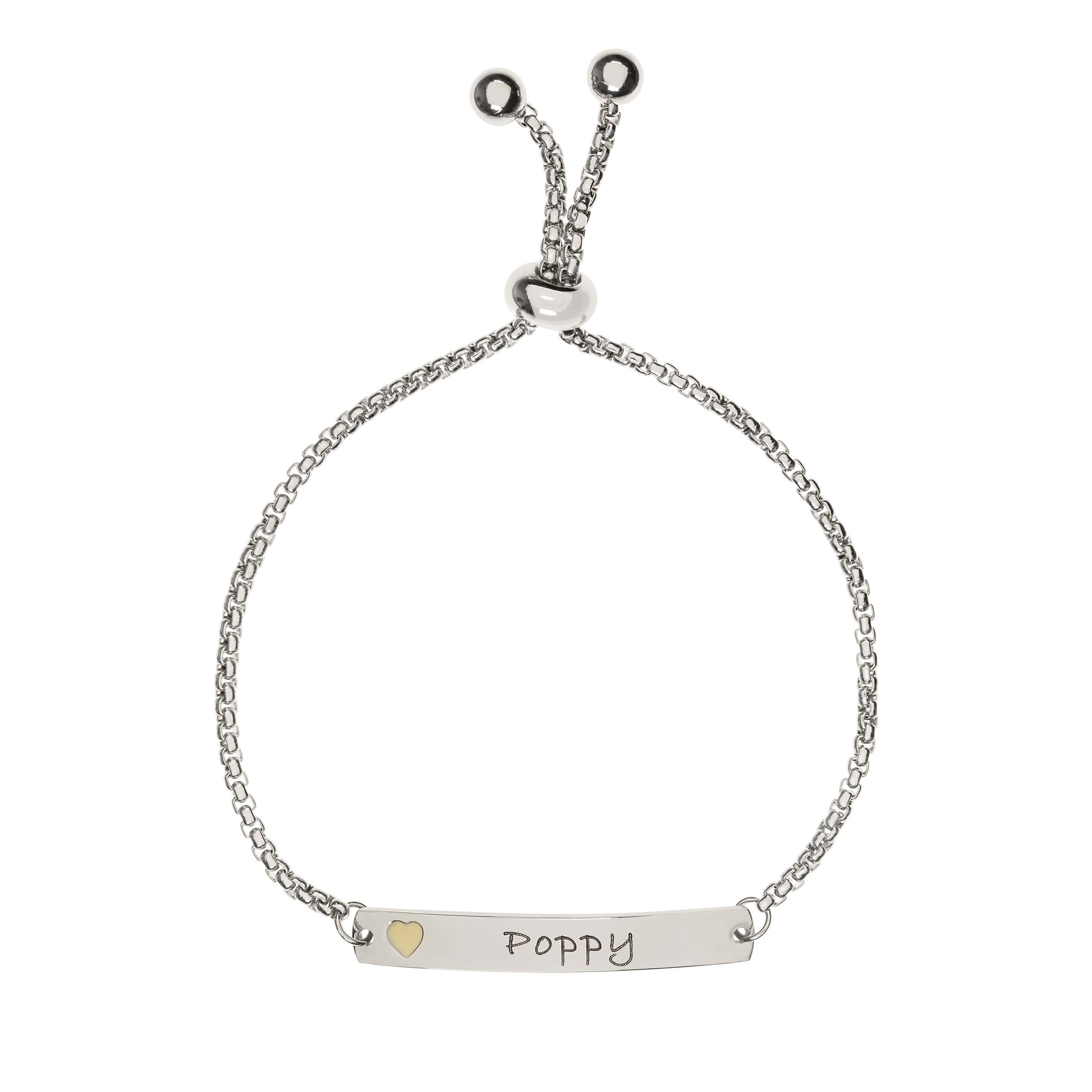 Child's Engraved Toggle Bracelet