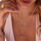 Women's Essential T-Bar Necklace
