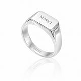 Men's Modern Signet Ring