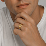 Men's Modern Signet Ring