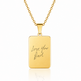 Men's Handwriting Necklace