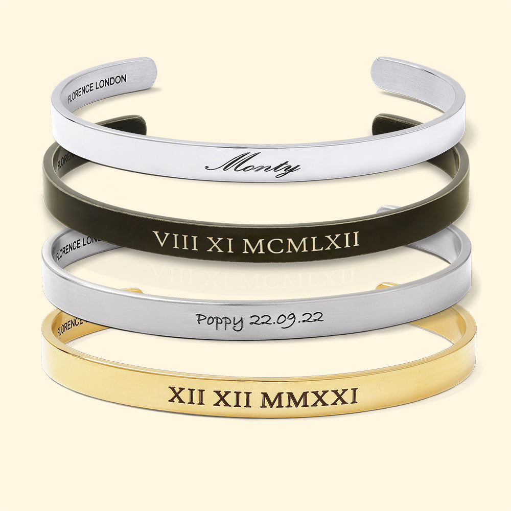 Shop Roman Numeral Bracelet Personalized | UP TO 60% OFF