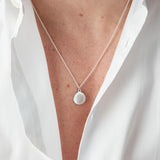 Men's Engraved Disc Fingerprint Necklace