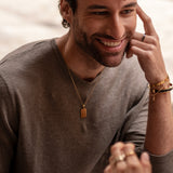 Men's Engraved Tag Necklace