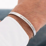 Men's Engraved Bracelet