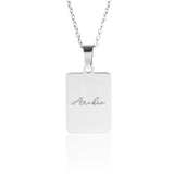 Men's Engraved Tag Necklace