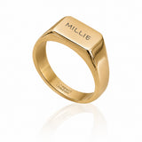 Ladies Modern Signet Ring