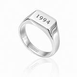 Ladies Modern Signet Ring