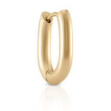 Rectangle Gold Hoops Mini