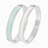Women's Essential Hinge Signature Bangle - Silver