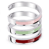 Bespoke Colour Signature Open Bracelet