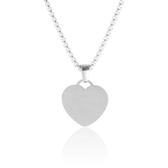 Handwriting Heart Necklace