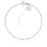 Women's Pressed Link Bracelet Chain