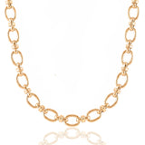 Snaffle Chain Necklace (Gold)