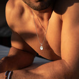 Men's Wax Stamp Necklace
