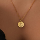 Engraved 'Grief Is' Sympathy Necklace