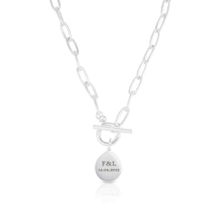 T Bar Pendant Necklace