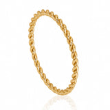 Ladies Twisted Rope Ring