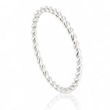 Ladies Twisted Rope Ring