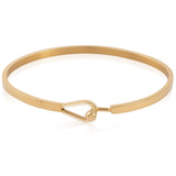 Women's Hook And Clasp Engraved Bracelet