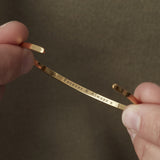 Men's Engraved Stacking Bracelet