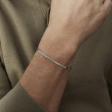 Men's Engraved Stacking Bracelet