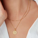 Handwriting Disc Necklace