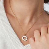 Eternity Halo Necklace