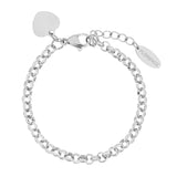Childs Chain Bracelet With Heart Pendant