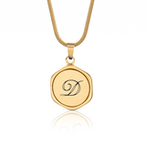 Men's Wax Stamp Necklace