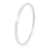 Engraved Bangle With Clasp
