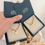 Childs Chain Bracelet With Heart Pendant