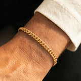 Men's Cuban Bracelet - medium weight
