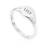 Ladies Mini Signet Ring