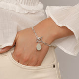 T Bar Bracelet, Paperclip Chain