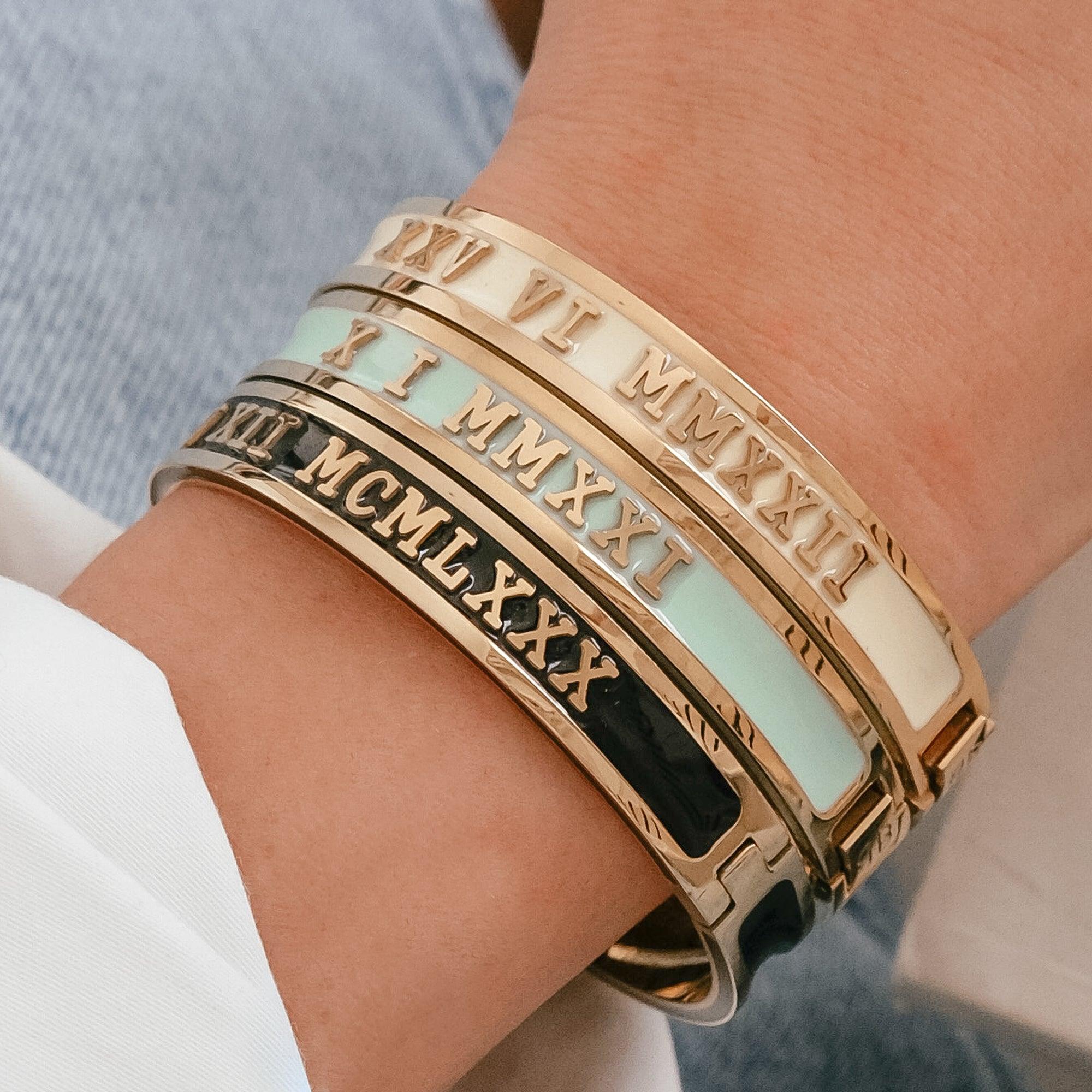 Florence London - Jewellery For Her, Gifts & Personalized Pieces 3 Hinge Signature Bangle